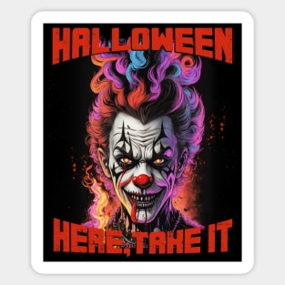 The Halloween Clown Sticker